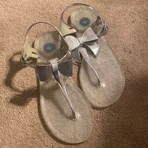 BCBG Glitter Sandals